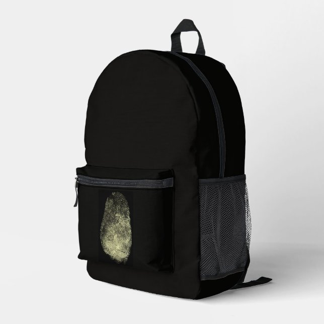 Mochila Impresa Reversed Loop Fingerprint Duffle Bag (Esquina derecha trasera )