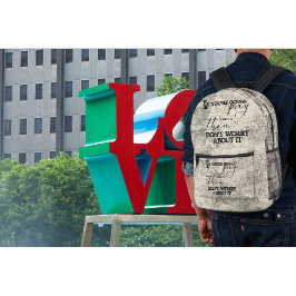 Mochila Impresa Reza y no te preocupes por la fe cristiana Inspira