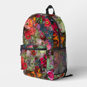 Mochila Impresa Rico ramo floral de otoño con gerberas y bayas