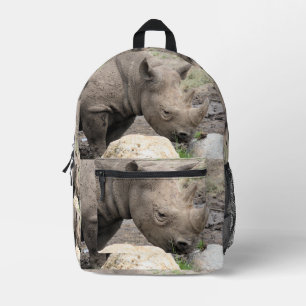 Mochila Impresa Rinoceronte negro