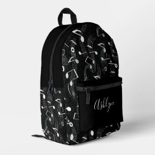 Mochila Impresa Ritmo en movimiento - Patrón de instrumentos music