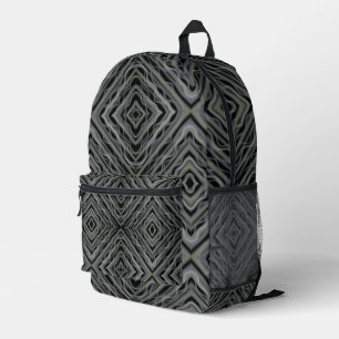 Mochila Impresa Ritmo Pulsador Ilustracion de arte abstracto moder