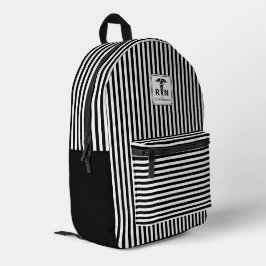 Mochila Impresa RN personalizado Modelo de franjas moderno y elega