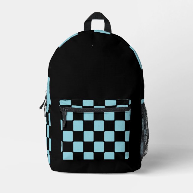 Mochila Impresa Robin Egg Blue & Black (Anverso)