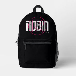 Mochila Impresa Robin Hi-Tech Name Graphic