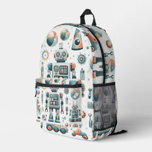 Mochila Impresa Robots