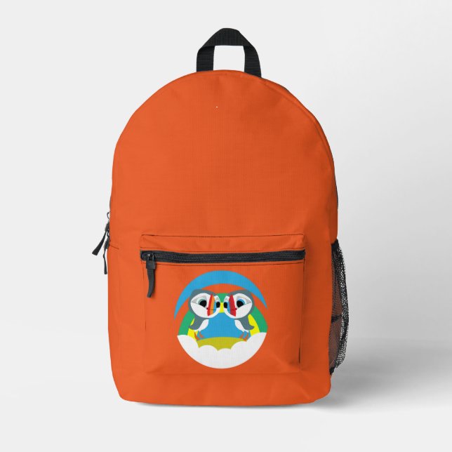 Mochila Impresa Rocas de aleta (Anverso)