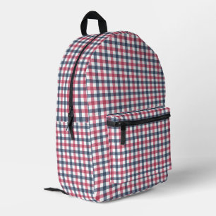 Mochila Impresa Rojo azul