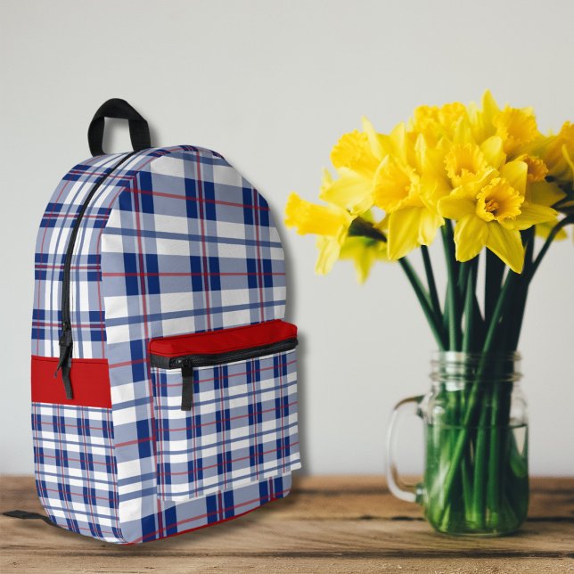 Mochila Impresa Rojo, Blanco y Azul (Subido por el creador)