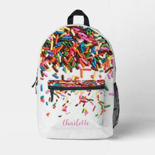 Mochila Impresa Ropa arcoiris con nombre