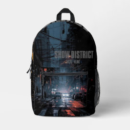 Mochila Impresa Ropa callejera subterránea Unisex