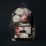Mochila Impresa Rosa de Rubor clásico holandés Moody Barroco<br><div class="desc">Rosa de Rubor clásico holandés Moody Barroco</div>