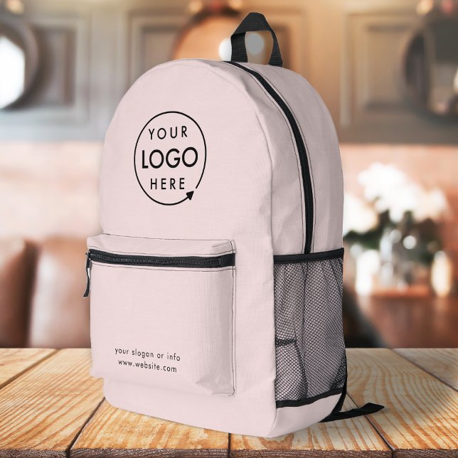 Mochila Impresa Rosa | Logotipo profesional (Subido por el creador)