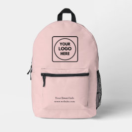 Mochila Impresa Rosa | Profesional de logotipos de personalizado p