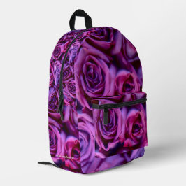 Mochila Impresa Rosas