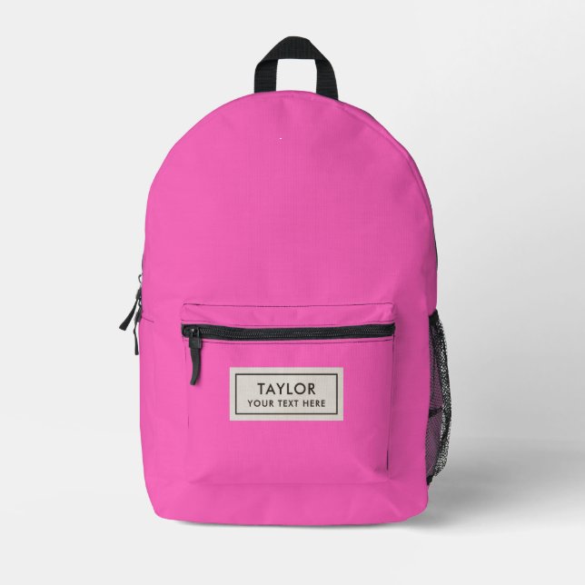 Mochila Impresa Rose Personnalisé (Anverso)