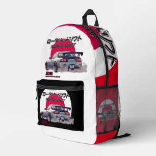 Mochila Impresa Rotary Drift RX-7 - Leyenda Callejera Japonesa