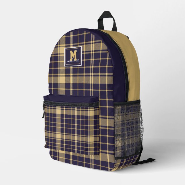 Mochila Impresa Royal Purple  Soft Gold Neutral White Washington  (Esquina derecha trasera )