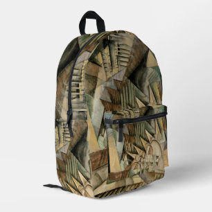 Mochila Impresa Rush Hour, Nueva York por Max Weber, Cubismo Vinta