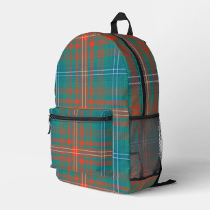 Mochila Impresa Rustic Plaid Naranja Wilson Tartan