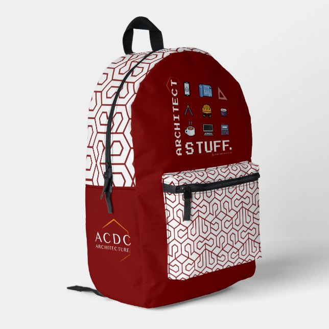 Mochila Impresa Sac à dos Architect Stuff (Esquina izquierda trasera)