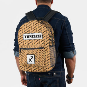 Mochila Impresa Sagittarius Zodiac Symbol Standard de K Yoncich