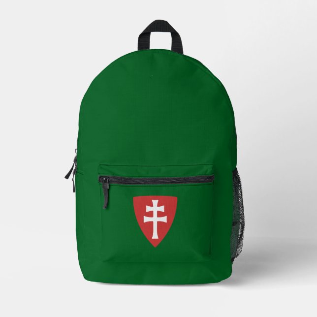 Mochila Impresa saint stephen símbolo de la cruz húngara hungary k (Anverso)