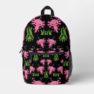 Mochila Impresa Salamander Axotl exótico