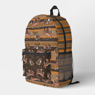 Mochila Impresa Saltando Navidades de Jackalope envolviendo uva