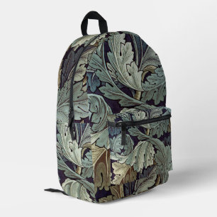 Mochila Impresa Saltos de fondo de William Morris Acanthus