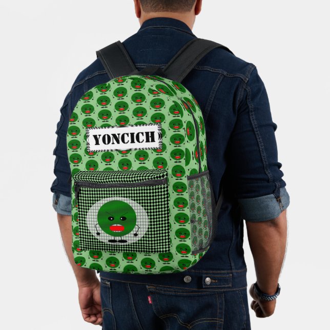 Mochila Impresa sandía furiosa por Kenneth Yoncich (Insitu (Modelo))