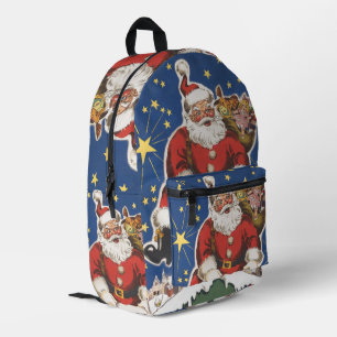 Mochila Impresa Santa Claus antiguo, Era la Noche Antes de Navidad
