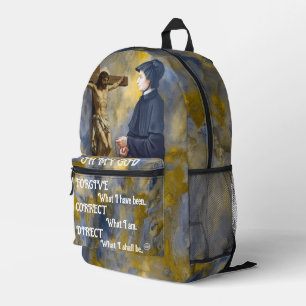 Mochila Impresa Santa Isabel Ana Seton Católica
