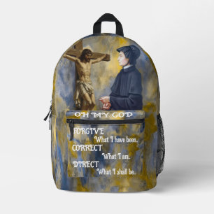 Mochila Impresa Santa Isabel Ana Seton Católica