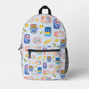 Mochila Impresa Sardinas y limones