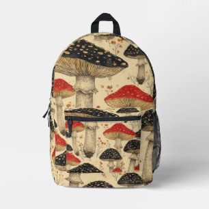 Mochila Impresa Scarlet Cap Mushroom Meadow