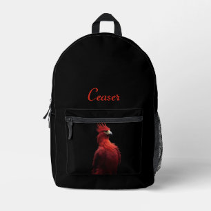 Mochila Impresa Scarlet Phoenix se sienta orgullosamente personal