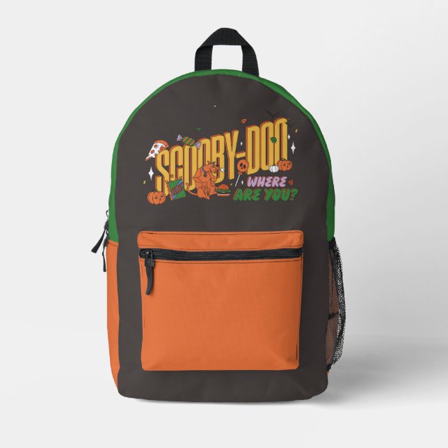 Mochila Impresa Scooby-Doo Halloween Snack Logo (Anverso)