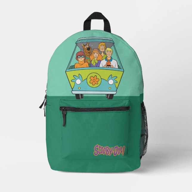 Mochila Impresa Scooby-Doo y la máquina de misterio de pandillas (Anverso)