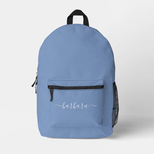 Mochila Impresa Script de firma personalizado (Anverso)