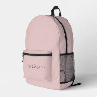 Mochila Impresa Script de firma personalizado