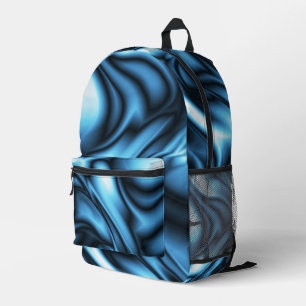 Mochila Impresa Seda Azul