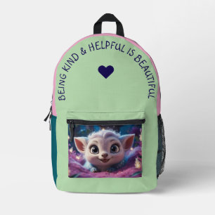 Mochila Impresa Ser amable y útil...