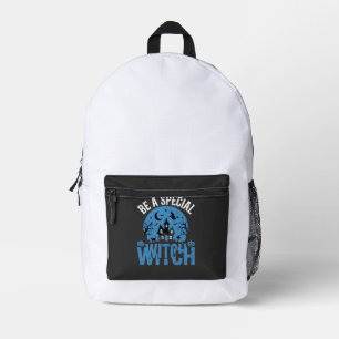 Mochila Impresa Ser una bruja especial diseño de Halloween_1