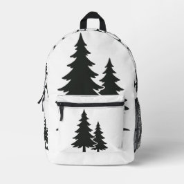 Mochila Impresa Serene Pine Tree Silhouette