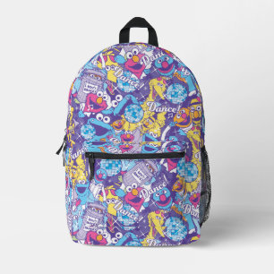 Mochila Impresa Sesame Street   Patrón de baile genial