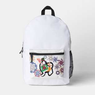 Mochila Impresa Shiba Inu invierno