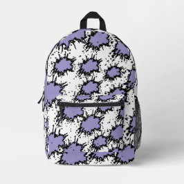 Mochila Impresa Shine Bold in Purple – Trendy & Artistic Backpack