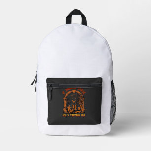 Mochila Impresa Si Los Zombies Nos Persiguen Estoy Tropezando Murc