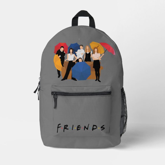 Mochila Impresa Silueta de caracteres FRIENDS™ (Anverso)